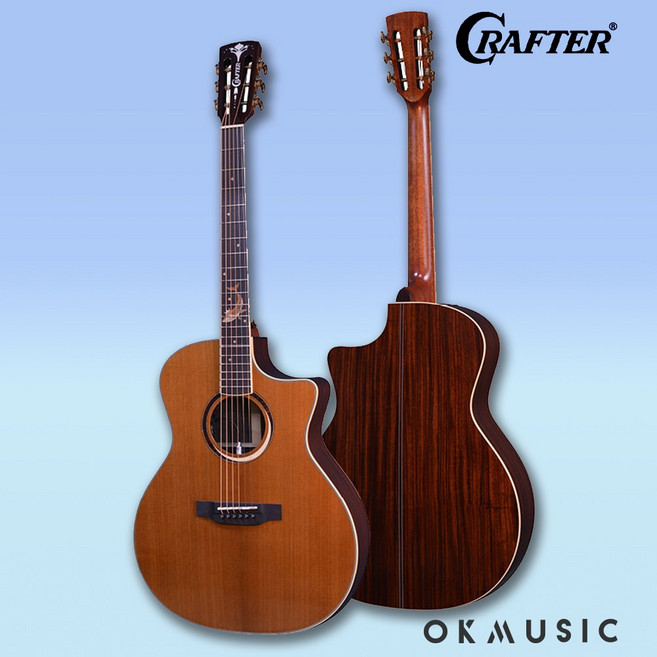 크래프터 MIND W PRESTIGE ROSE-Gce VVS 프레스티지 어쿠스틱기타 GA바디, 1개