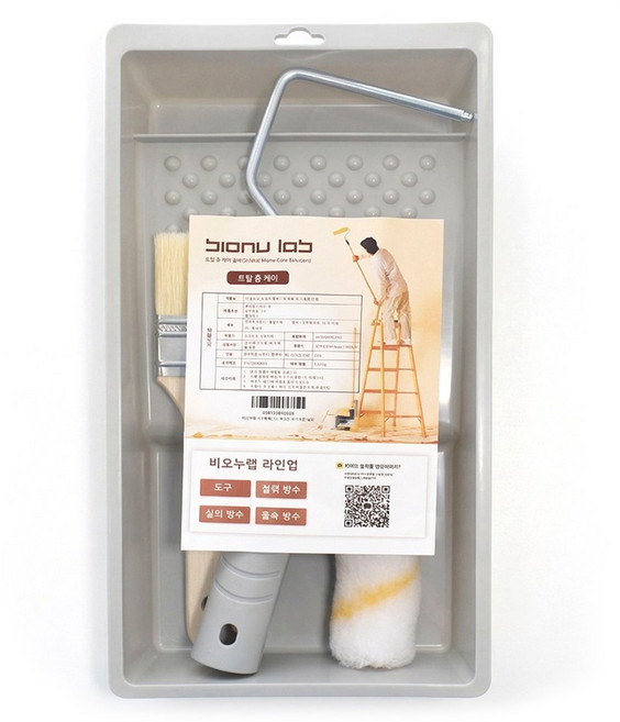 비오누랩 페인트 롤러 페인팅 세트, 1세트