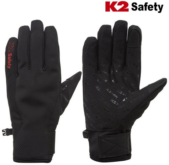 K2 이지웜장갑2 IMW22958 방한장갑 겨울장갑 보온장갑 스마트폰터치 기모장갑 미끄럼방지 신형, 블랙, 1개