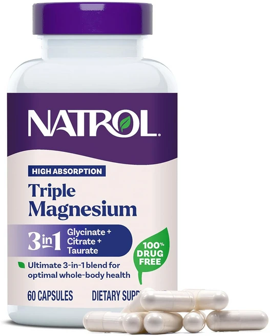 나트롤 트리플 마그네슘 캡슐, 1개, 60정 - 쿠팡