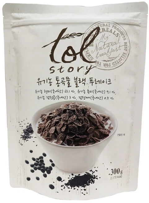 도울FnB 도울 유기농 통곡물 블랙 푸레이크 300g 이강산닷컴, 5개 - 쿠팡