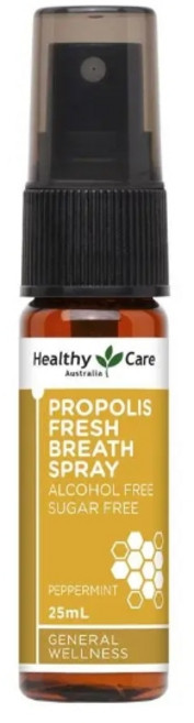 幸福泉 Healthy Care 蜂膠薄荷口氣清新噴霧劑 (無酒精 無糖), 1個