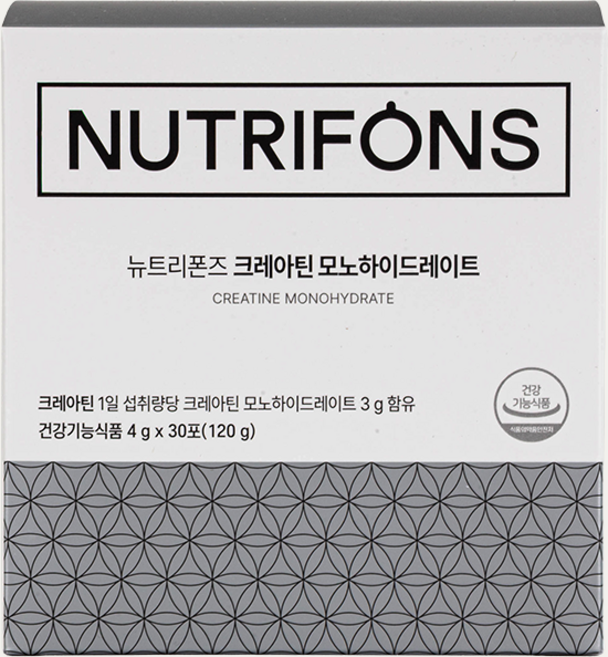 뉴트리폰즈 크레아틴 모노하이드레이트, 1박스, 120g