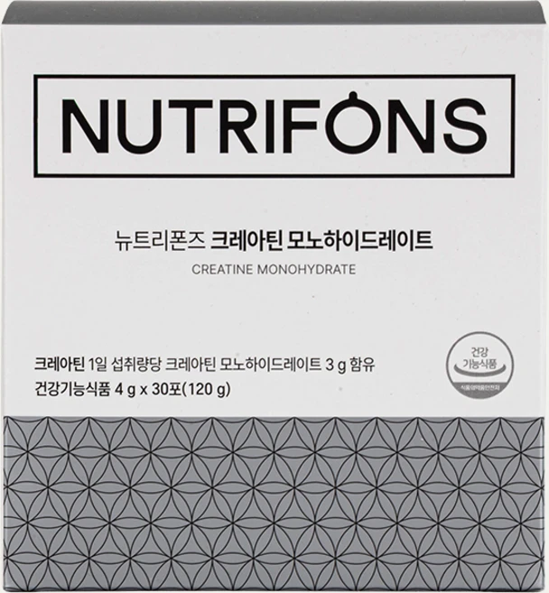 뉴트리폰즈 크레아틴 모노하이드레이트, 1박스, 120g - 쿠팡