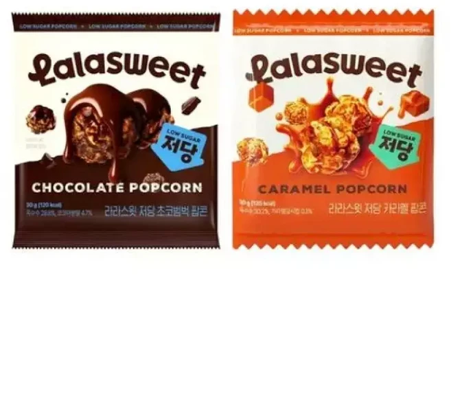 라라스윗 초코범벅 x 카라멜 저당팝콘 10봉 30g 30g 10개, 1개