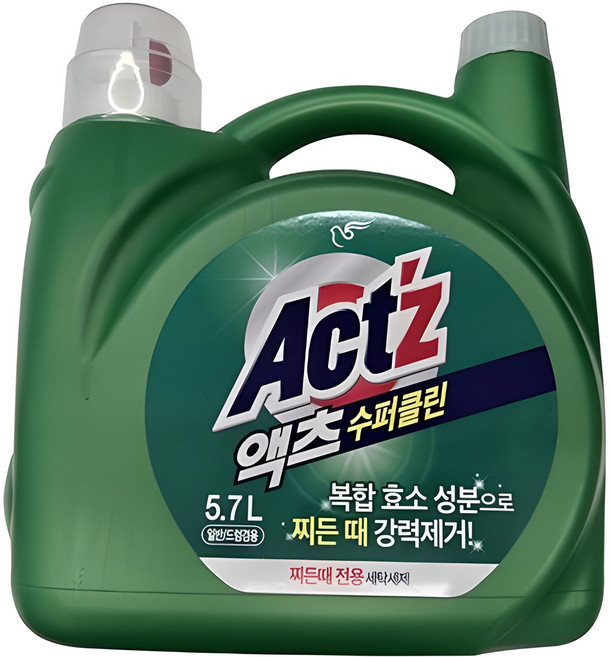 액츠 수퍼클린 액상세제 본품, 5.7L, 1개입, 1개