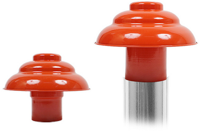 꾸버스 역풍방지기 난로받침대 연통보호망 난로부속 화목난로, 역풍방지기 (125mm)