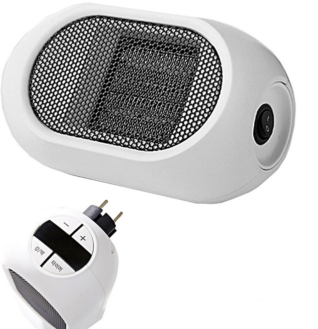 슈멕스100 플러그 휴대용 미니 전기히터 사무용미니히터 공부방미니히터 간편한미니히터