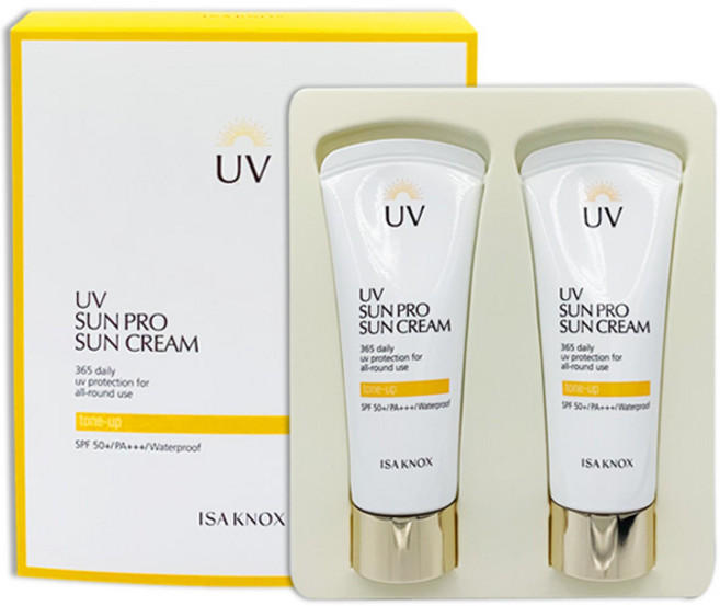 이자녹스 UV선크림 365 데일리 듀오 세트/70ml+70ml, 70ml