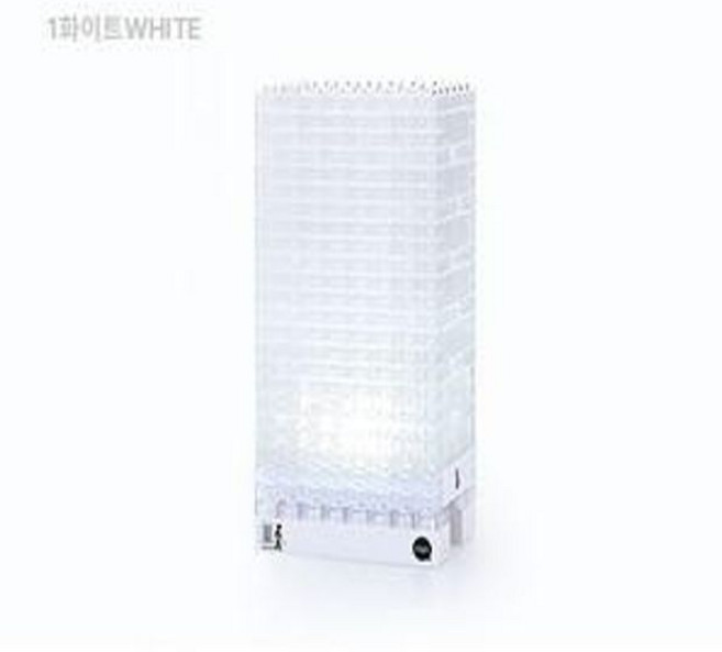 전기 젠가 LED 보드 게임 전류 흐르는 파티 장난감, 1개, 화이트