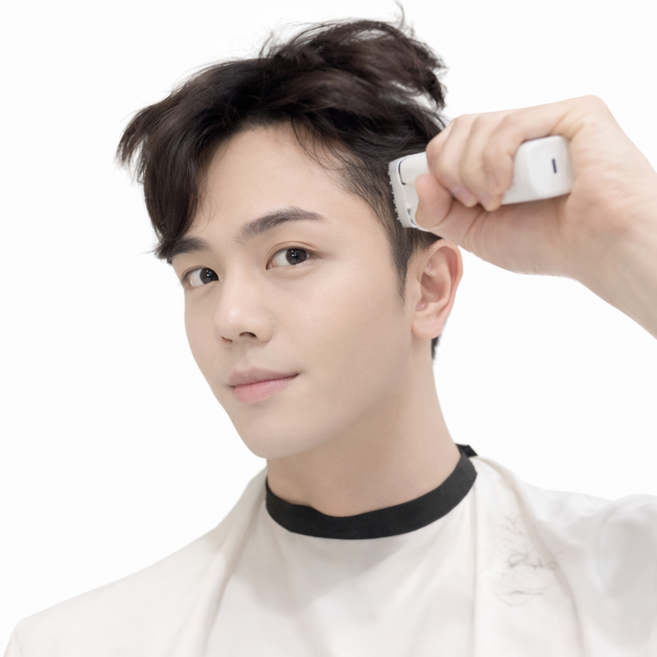 이발기 바리깡 전기 아기 남자 남성 머리 셀프 프로 가정용 머리깍는 기계 기구 클리퍼 셀리퍼, 퓨어화이트