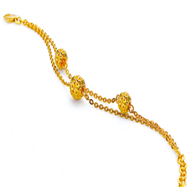 순금 팔찌 7.5g (18k 잠금장치 포함 합증량) 24k 99.9% t5004b