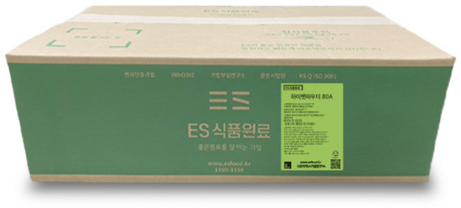 하이팻파우더 80VC 식물성크림 비건 말레이시아산, 1개, 20kg