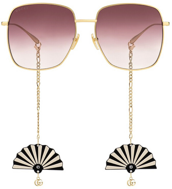 GUCCI 迷鏈系列 金色 太陽眼鏡 GG1031S