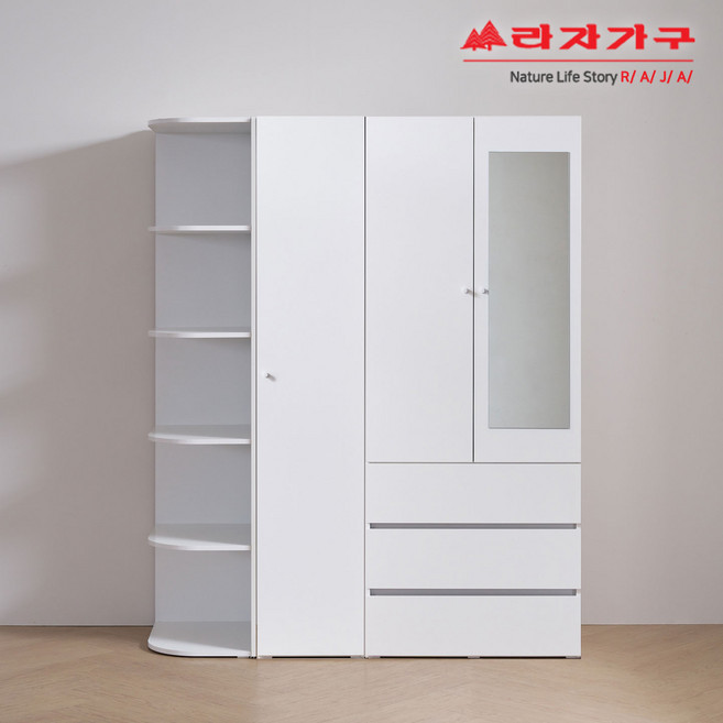 라자가구 위드 키큰 모노 1600 옷장세트 코너선반형, 좌형, 상세 설명 참조