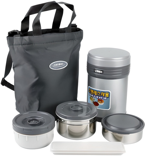 코스모스 으뜸 보온도시락 WJ-385, 혼합색상, 1세트