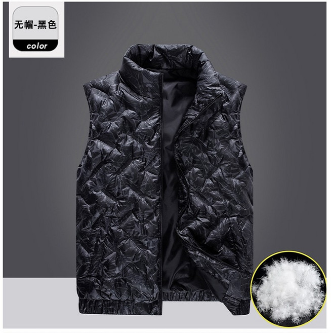 HITTA SHOP 男女款羽絨馬甲 秋冬保暖背心 可拆卸連帽設計 多色大尺碼