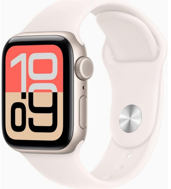 애플 워치 SE 3 [GPS + 셀룰러 40mm] 스타라이트 알루미늄 케이스 라이트 블러시 스포츠 밴드 S/M (리퍼비시 프리미엄), Starlight Aluminum Case, Light Blush Sport Band, M/L + Bluetooth+40mm, Light Blush Sport Band, Bluetooth