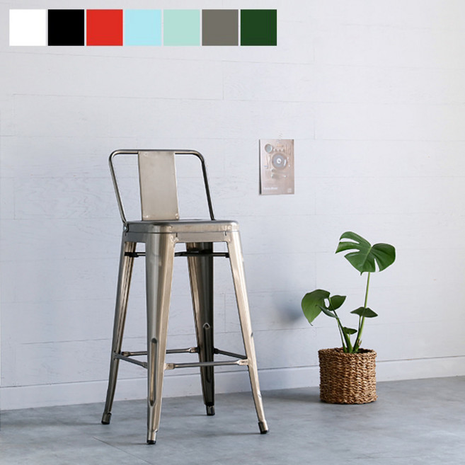 마켓비 420 빈티지바의자 1025LH66, 화이트