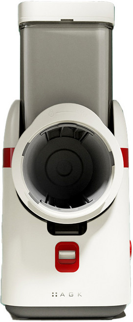 AGK 스빙 오토 슬라이서 전동 만능 채칼 야채 자동 양배추 당근 채썰기 채써는 기계, 1개, 화이트