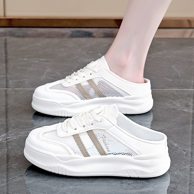 Modern Fashion 여성 메쉬 슬리퍼 편안한 뮬 운동화