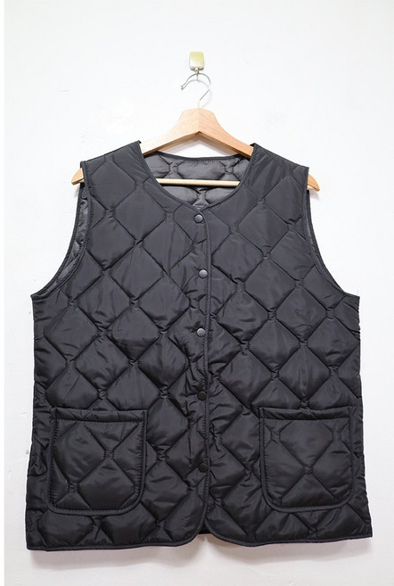 형제상회 할머니조끼 패딩 누빔 경량 겨울조끼 할머니옷 똑딱단추 C0004W15