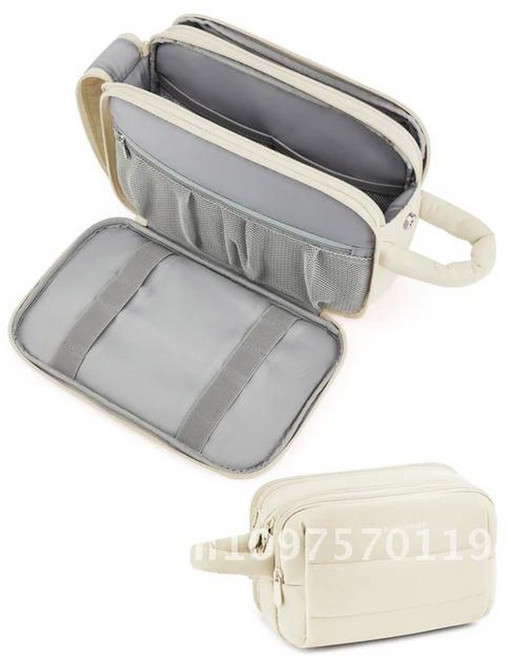 BAGSMART 방수 세면 용품 가방 여행 여성용 화장품 대형 건식 보관 목욕 제품 습식 용량 스킨 케어