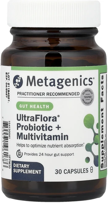 프리미엄상품 Metagenics UltraFlora® 프로바이오틱 + 종합비타민 캡슐 30정 끝내주게잘나가는상품, MetagenicsUltraFlora프로바이오틱종합비타, 1개 - 쿠팡