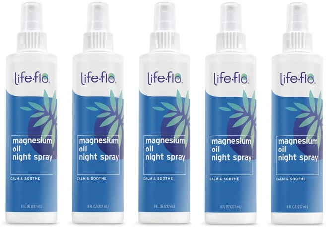 라이프플로 마그네슘 오일 나이트 스프레이 237ml 5개 - 쿠팡