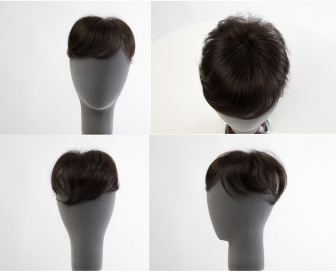 에띠모 가발 척척모 금 내추럴브라운 다크브라운 라이트브라운 특허 정수리가발, 다크 브라운