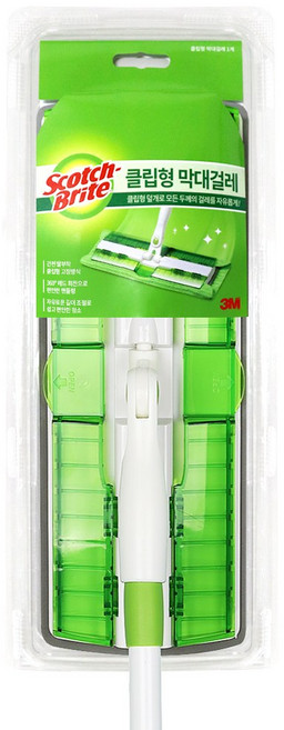 3M 스카치브라이트 클립형 막대걸레 대형+물걸레1매, 1개