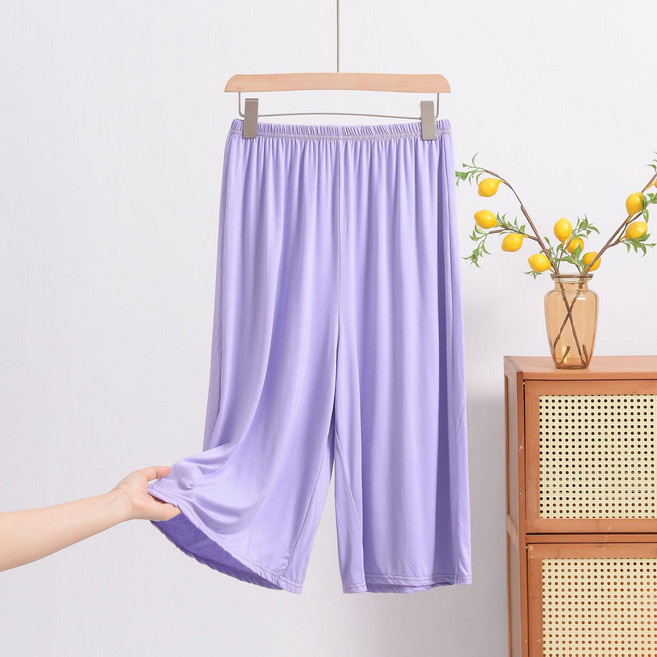 여성 모달 빅사이즈 7부 홈웨어 파자마 반바지 QM-2507