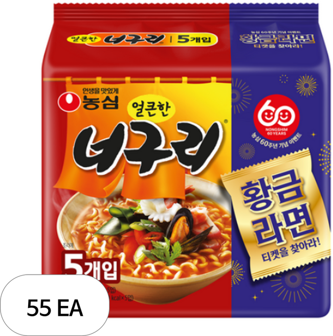 너구리 얼큰한 맛 120g
