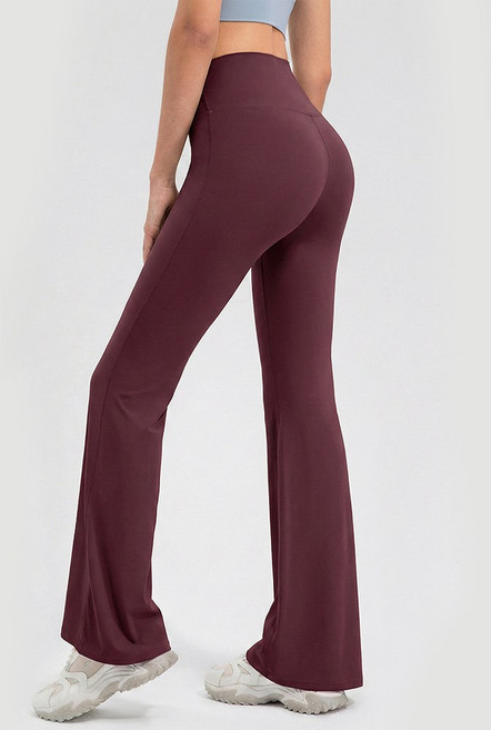 샤르시에 여성용 부츠컷 레깅스 요가 필라테스 운동복