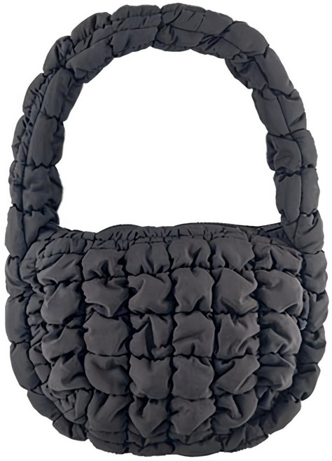 포시즌 퀼팅 숄더백 미들사이즈