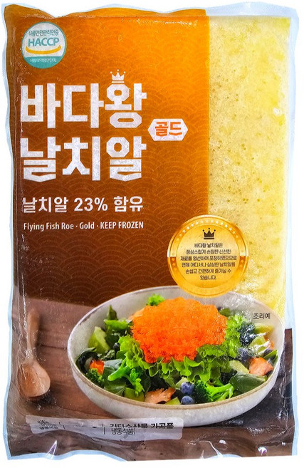 바다왕 날치알 골드, 500g, 1개