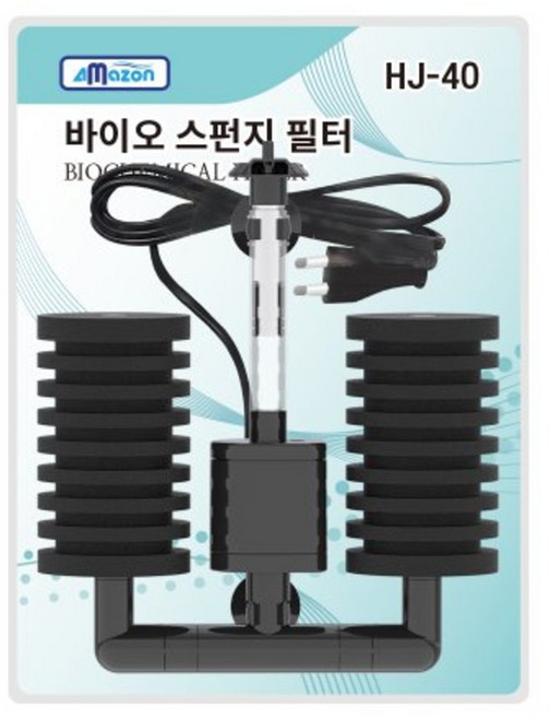 아마존 바이오스펀지필터 브리스타포장[HJ-40], 3W, 1개