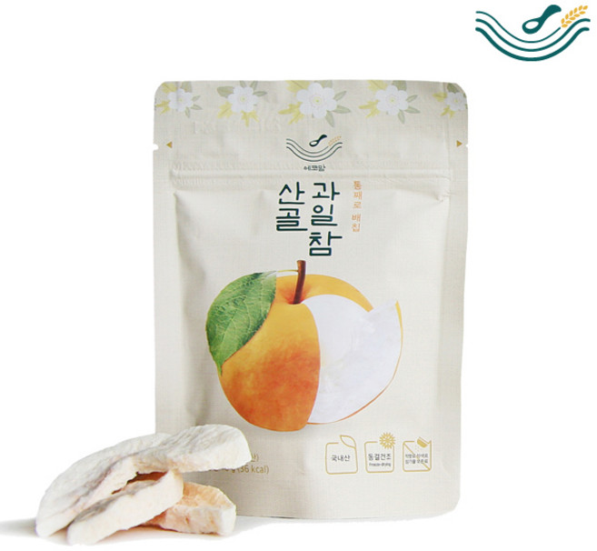 [에코맘의산골이유식] 산골과일참 동결건조, 10g, 8개