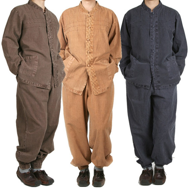 단아한의 절복 법복 봄 가을 남성 사계절 생활한복 편안한 차이나세트 적삼 바지