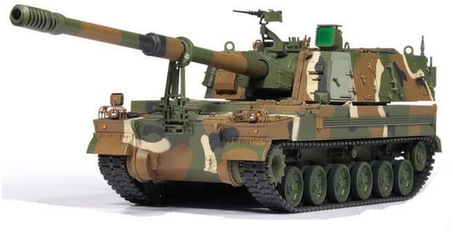 한국 육군 포병 K9A1 자주포 프라모델 고등학생 크리스마스 밀리터리 부대, 1개