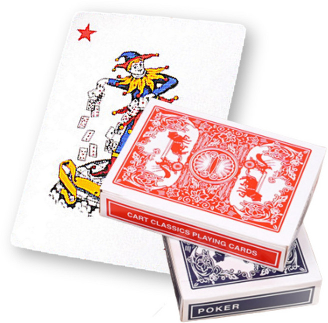 포커카드 원카드 로얄 훌라 트럼프 코팅종이 보급형, 1개