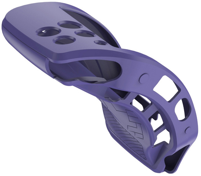 RG 34XX 휴대용 콘솔 미끄럼 방지 그립 및 방열 기능을 위한 인체공학적 TPU 커버로 낙하 스크래치로부터 보호합니다, 자줏빛의, 1개