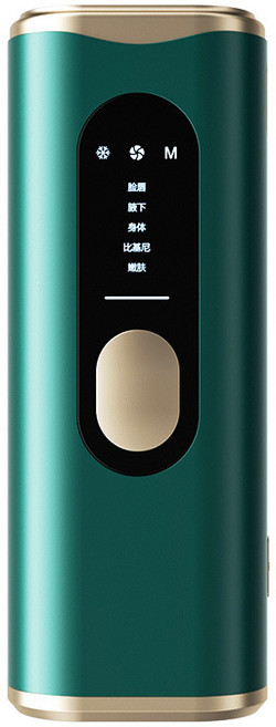 PYHO 가정용 휴대용아이스 포인트 제모 장치 아픔이 없는 레이저 스킨케어 미용 기기, TMD1, 그린