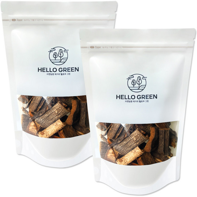헬로우그린 국내산 유근피 300gX2(팩) 총600g 왕느릅나무 뿌리껍질, 300g, 2개, 1개입