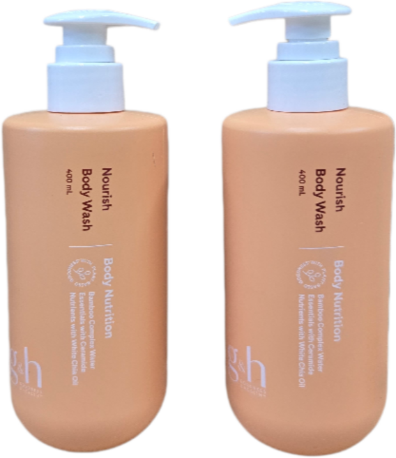 암웨이 g&h 너리쉬 바디워시 400 ml X 2개, 400ml