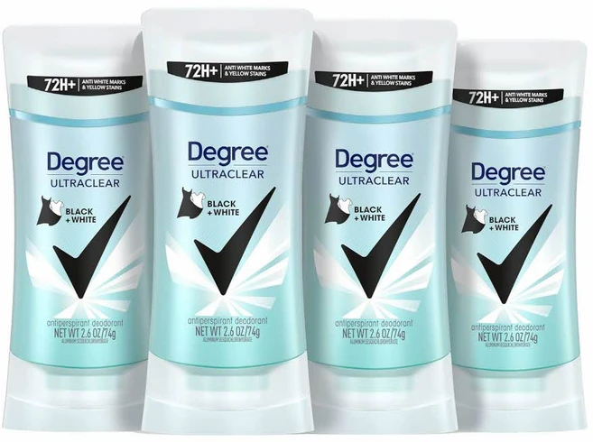 디그리 데오드란트 우먼 울트라 클리어 74g 4팩 Degree - 쿠팡