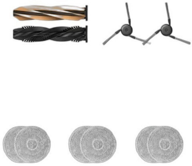 드리미 L40s Pro Ultra 엉킴방지 브러시 2종 + 사이드 브러시 2p + 물걸레 패드 6p + 더스트 박스 필터 2p + 더스트백 2p 액세서리 키트 세트, 1세트, Ultra/PAD