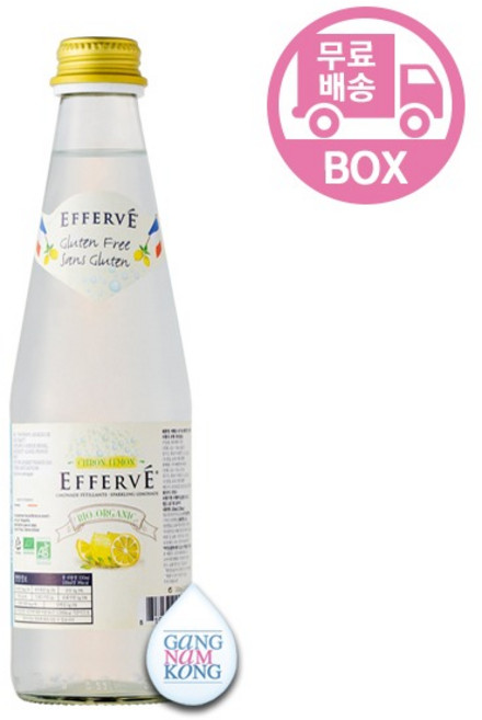 에페브 유기농 스파클링 레몬향, 330ml, 12개