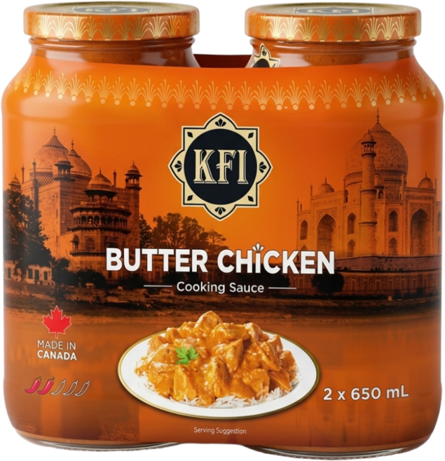 KFI 버터 치킨 커리용 소스 코스트코 커클랜드, 2개, 650ml