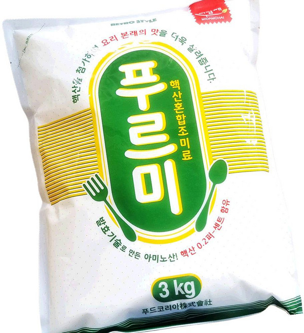 푸르미 핵산 MSG 3kg 조미료, 1개